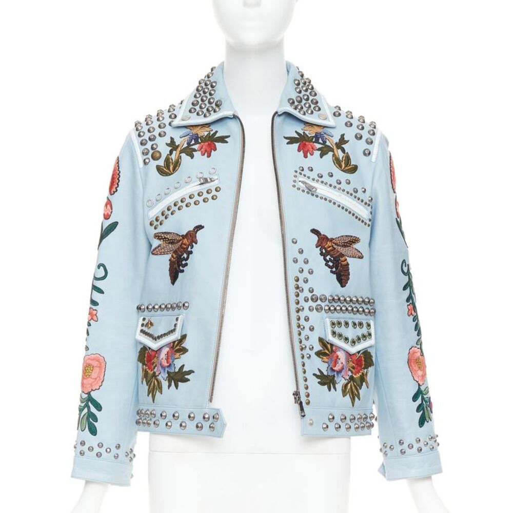 Gucci 2016 Embroidered Studded Jacket